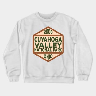 Cuyahoga Valley National Park badge Crewneck Sweatshirt